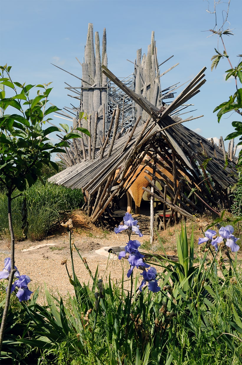 Kinya Maruyama, Le Jardin étoilé, Paimboeuf, création pérenne Estuaire 2007-09