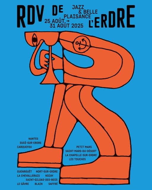 Rendez-vous de l’Erdre 2025 – affiche Rendez-vous de l'Erdre 2025 - affiche