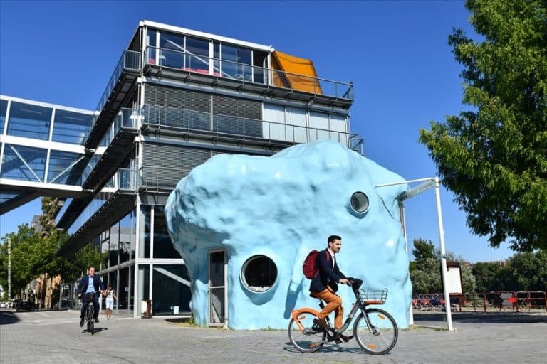 Bicloo - L’Absence, Atelier Van Lieshout, île de Nantes