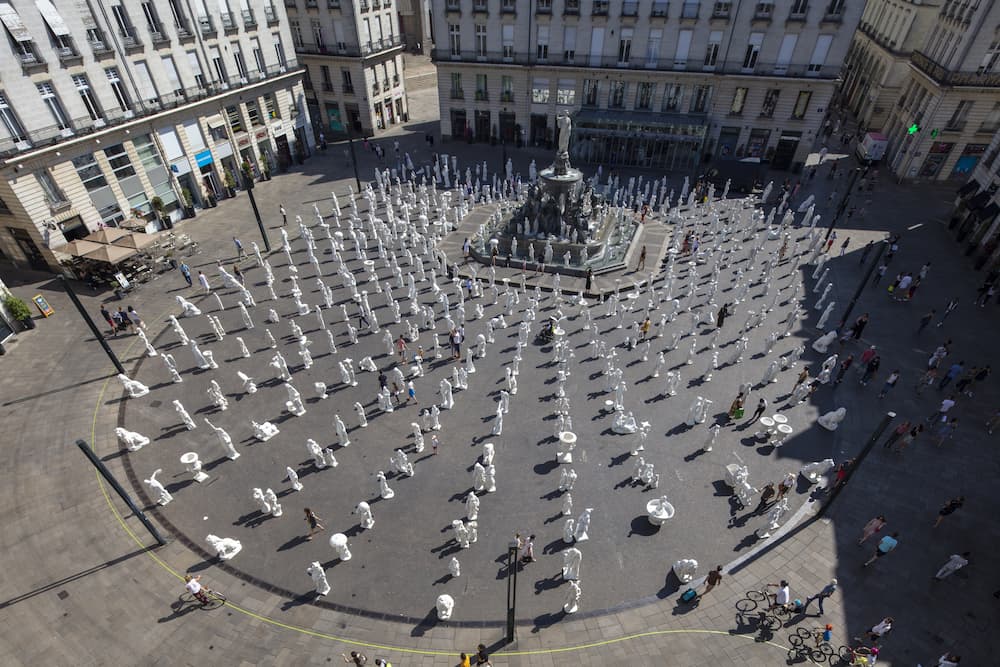 Reconstituer, Place Royale, Le Voyage à Nantes 2019