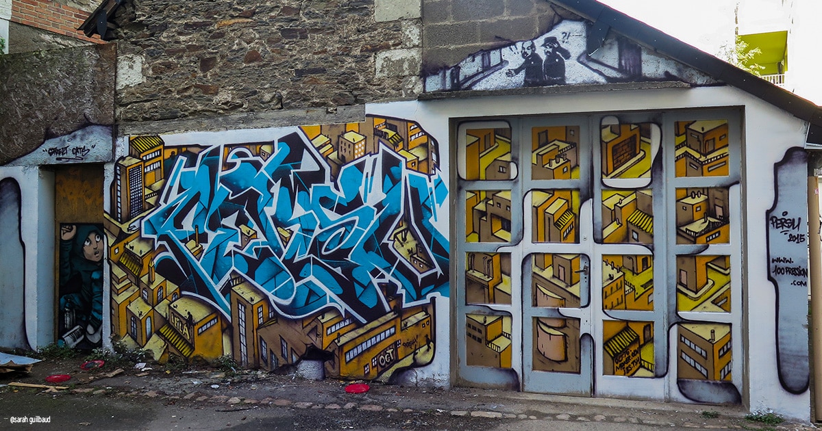Street art et graffitis, Persu Street art et graffitis, Persu - Nantes