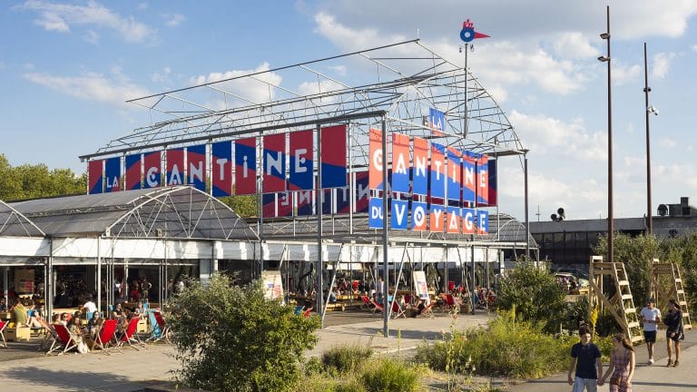 La Cantine du Voyage, dans le cadre du Voyage à Nantes 2020 - habillage du lieu par Appelle Moi Papa