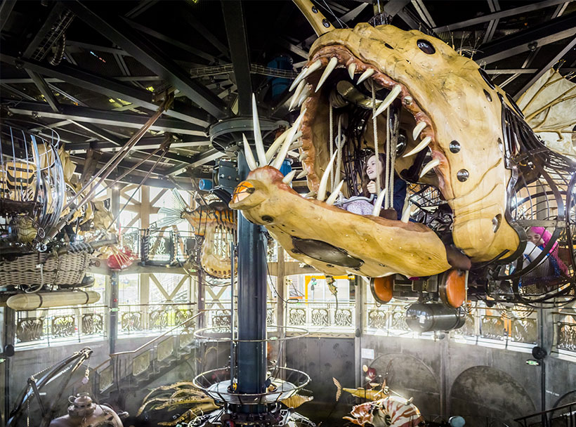 Carrousel des Mondes Marins – Les machines de l’île, Parc des chantiers, Nantes Le Carrousel des Mondes Marins. Les Machines de l’île. Parc des Chantiers, Nantes