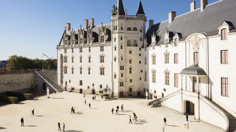 La cour du Château de Ducs de Bretagne