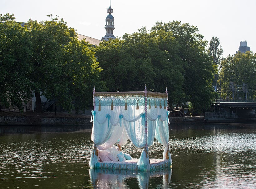 Vincent Olinet, Pas encore mon histoire, œuvre temporaire Le Voyage à Nantes 2020 Vincent Olinet, Pas encore mon histoire, œuvre temporaire Le Voyage à Nantes 2020
