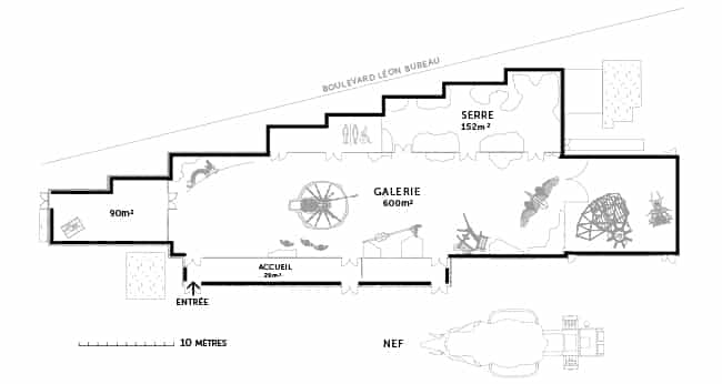 Plan de la Galerie des Machines