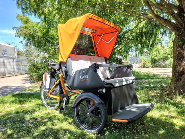 triporteur-taxi îlot Famille - vélo-taxi