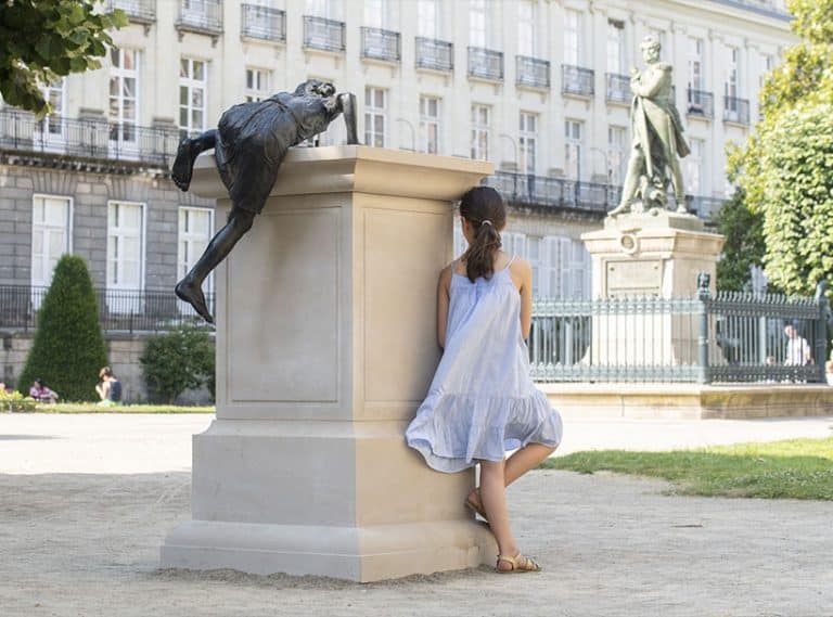 Éloge de la transgression, Philippe Ramette, Le Voyage à Nantes 2018