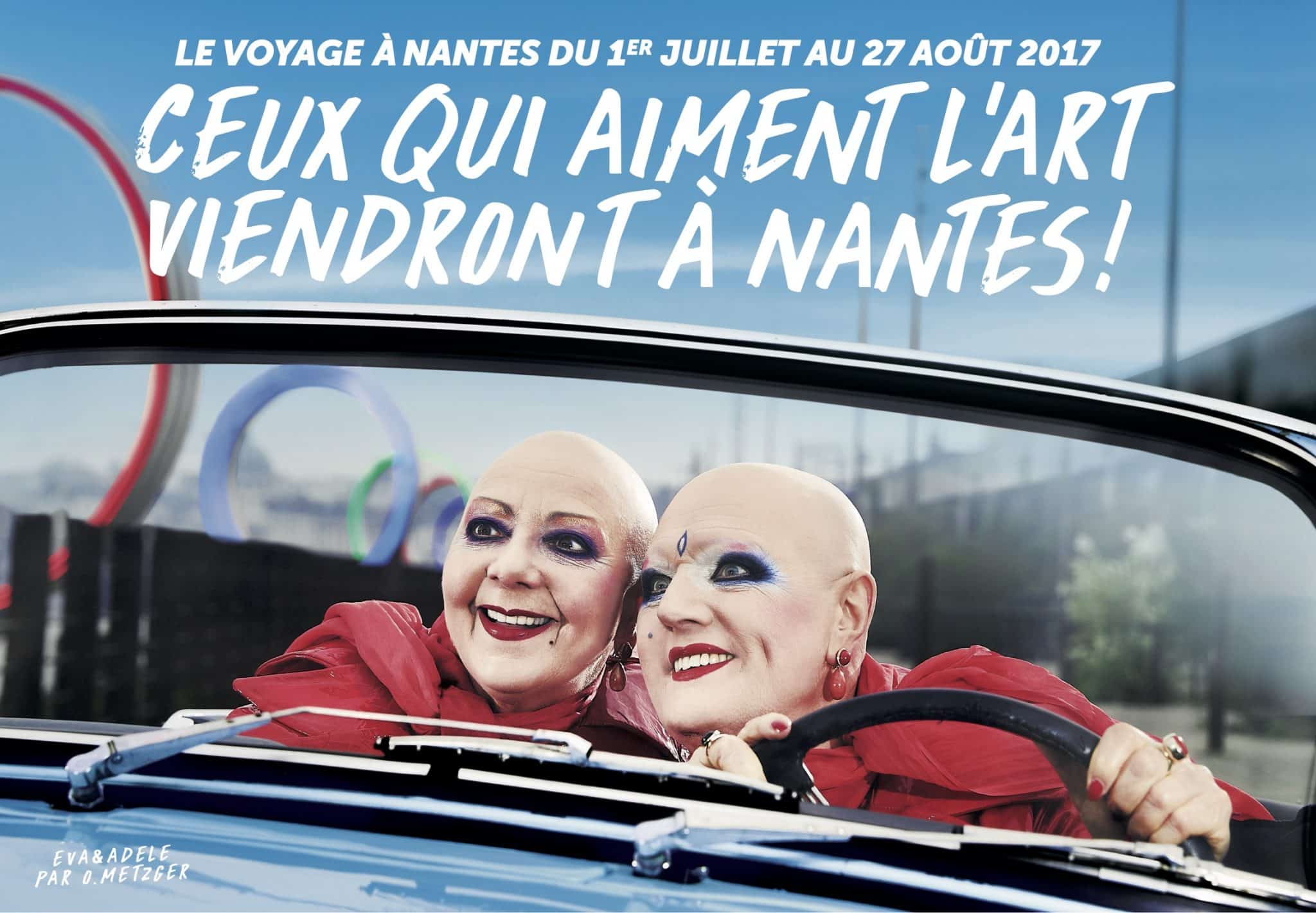 EVA & ADÈLE, VG BILD KUNST BONN, LE VOYAGE À NANTES 2017