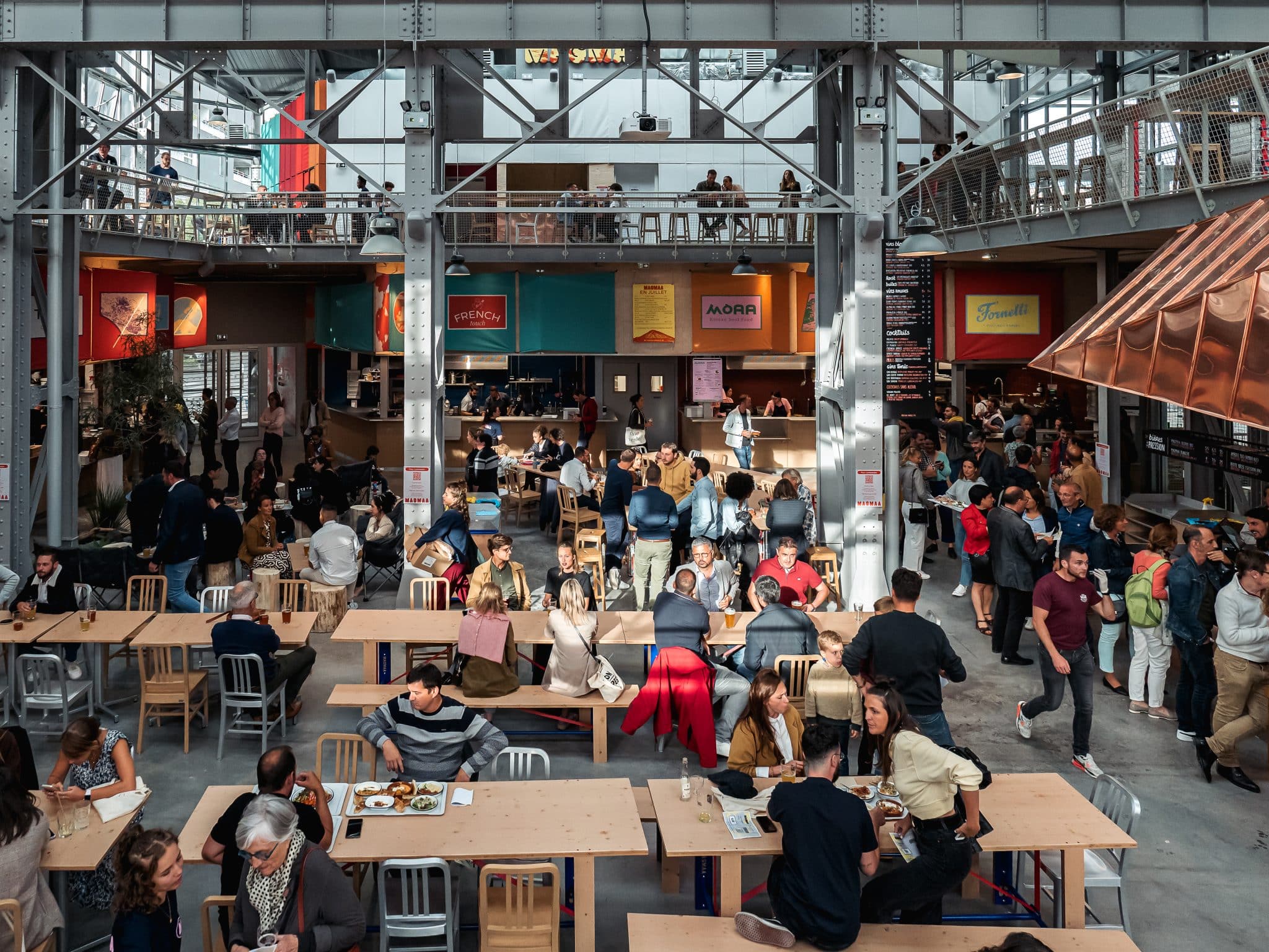 Food Hall Magmaa Nantes, Collectif VOUS, Lucas Auton