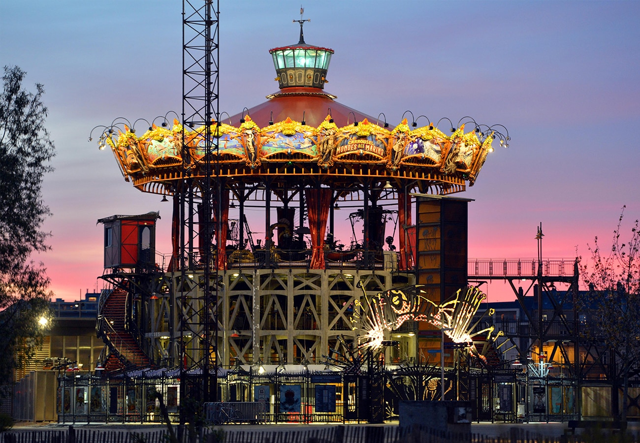 Carrousel des Mondes Marins – Les machines de l’île, Parc des chantiers, Nantes Le Carrousel des Mondes Marins. Les Machines de l’île. Parc des Chantiers, Nantes
