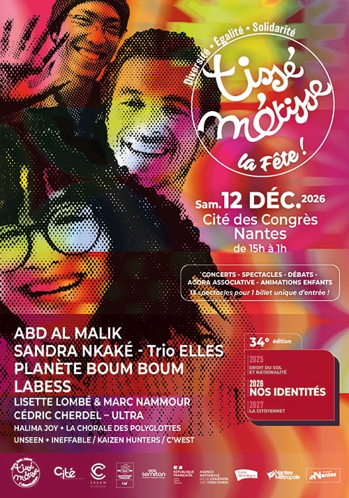 Affiche Tissé Métisse 2026