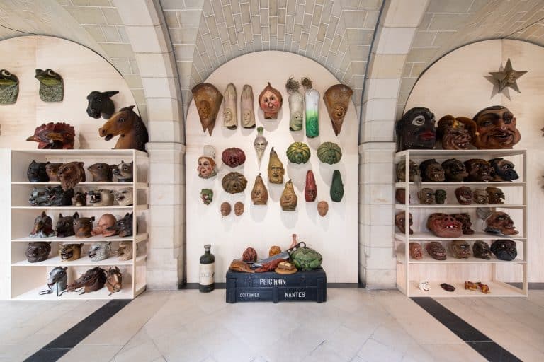 Collection des masques Peignon Le Voyage à Nantes 2023