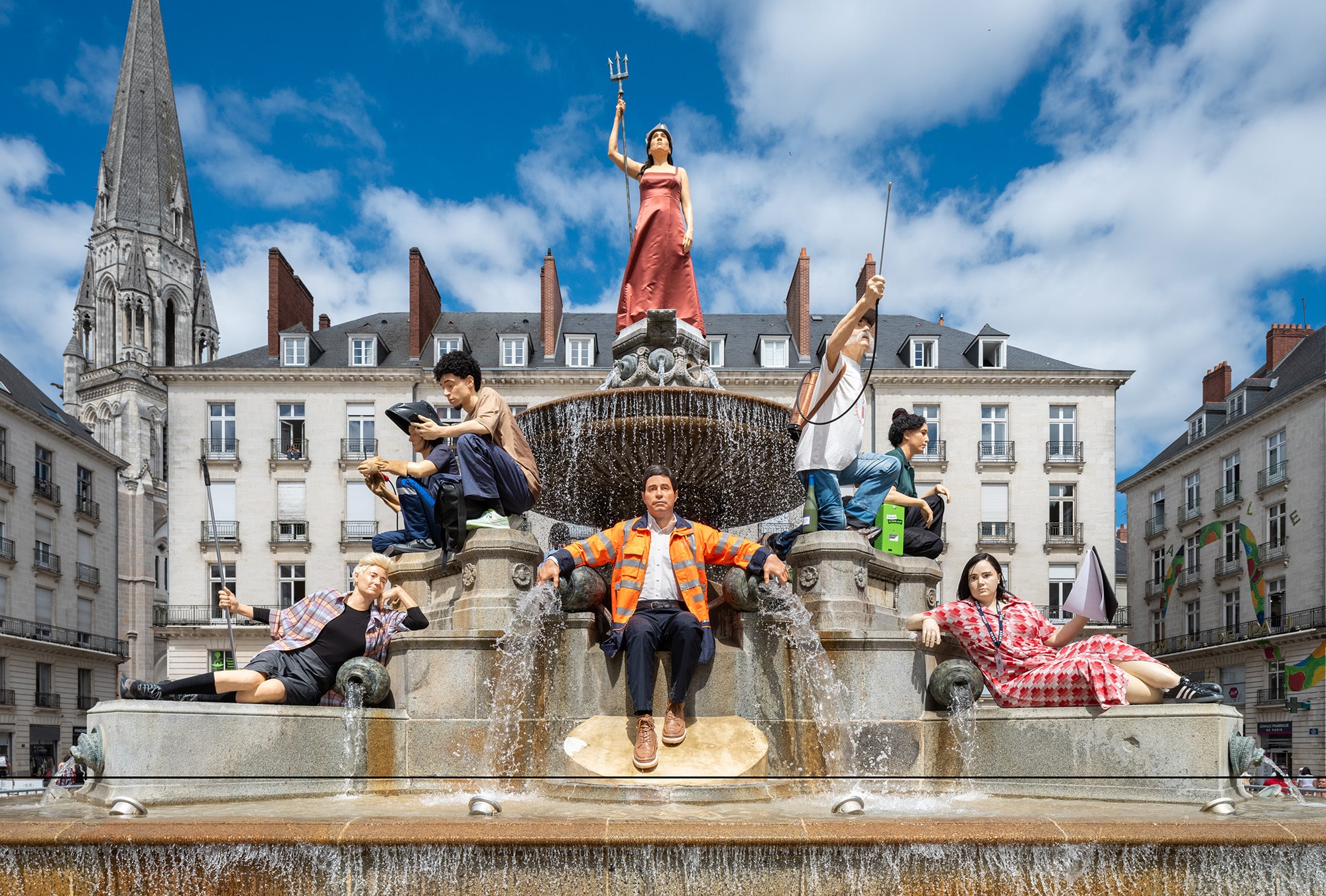 Willem de Haan, Latest Version, place Royale, Le Voyage à Nantes 2025 Willem de Haan, Latest Version, place Royale, Le Voyage à Nantes 2025