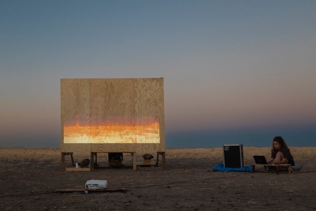 projection de Oblivion de Ambre Charpagne à Marfa