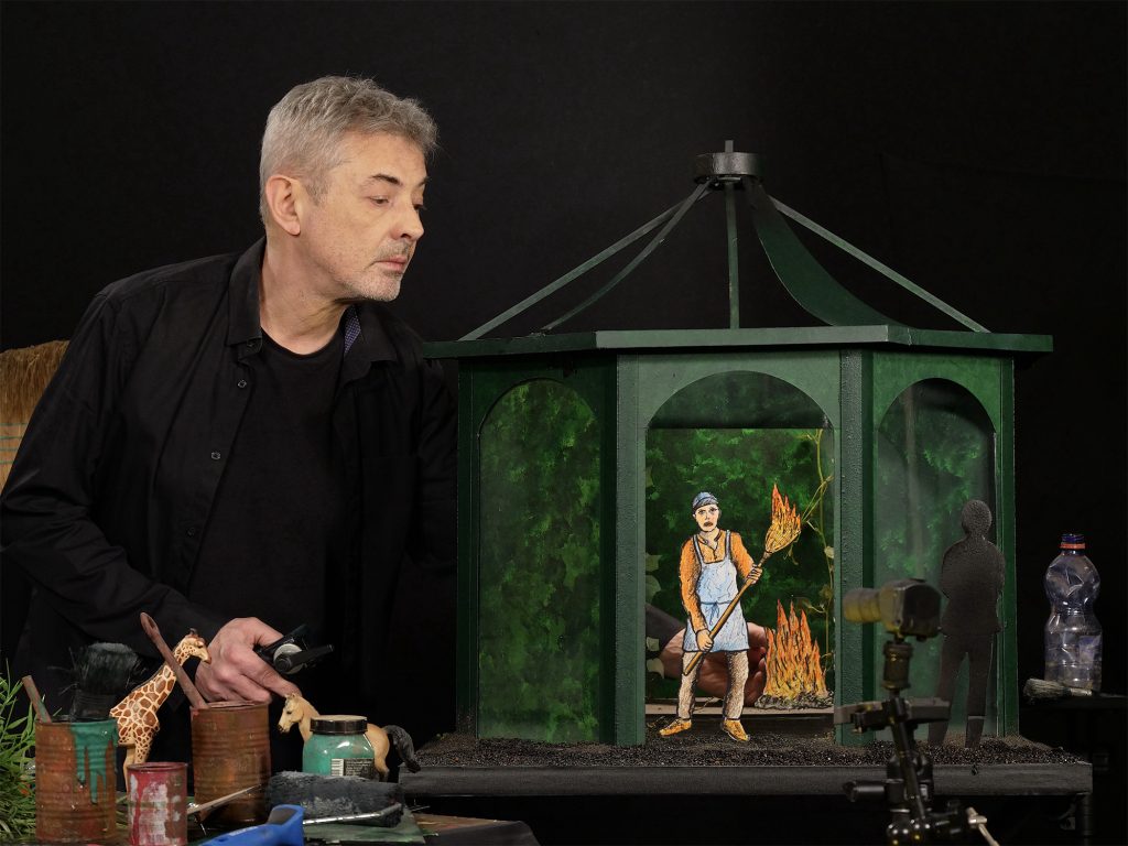 Pierrick Sorin, esquisse pour la volière du Jardin des Plantes de la Ville de Nantes 2026